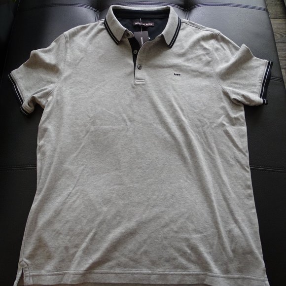 Michael Kors Other - Michael Kors Mens Polo Heather Grey NWT Size M
